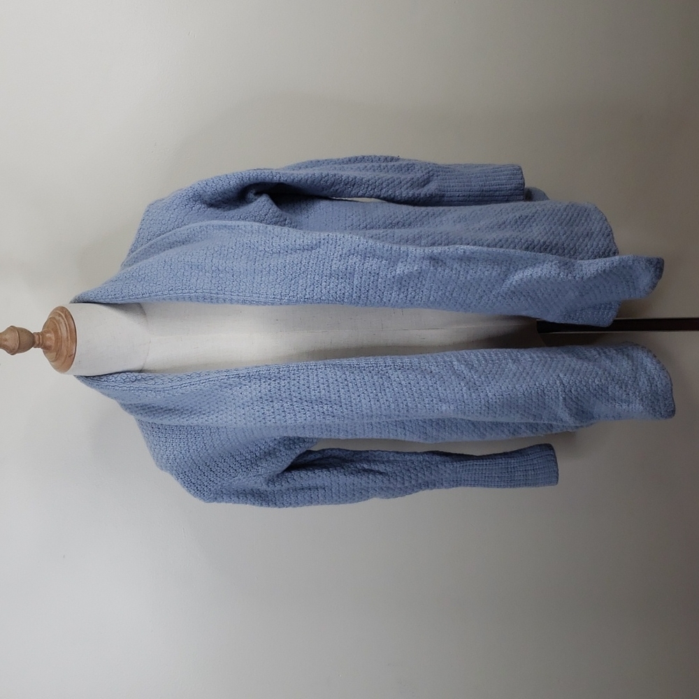 Irelands Eye Blue Virgin Wool Cardigan